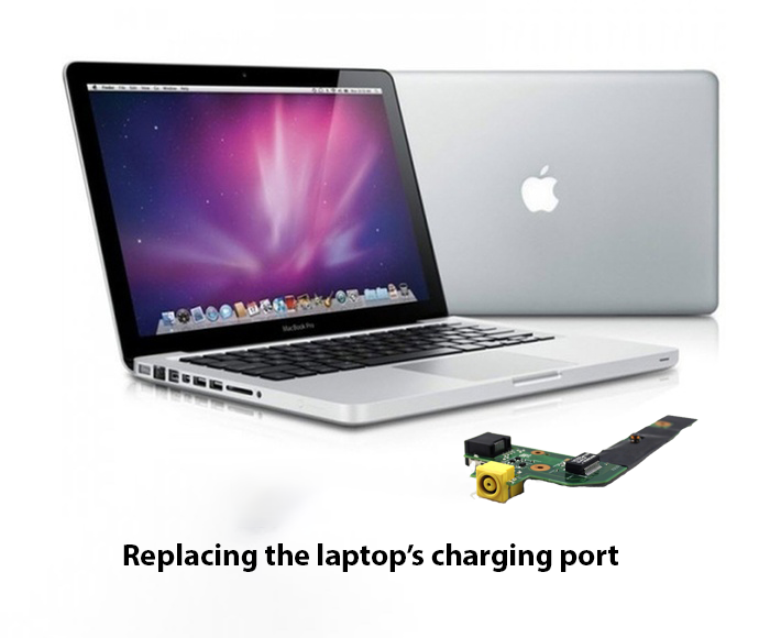 replacing the laptops charging port